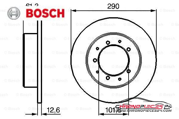 Achat de BOSCH 0 986 478 656 Disque de frein pas chères