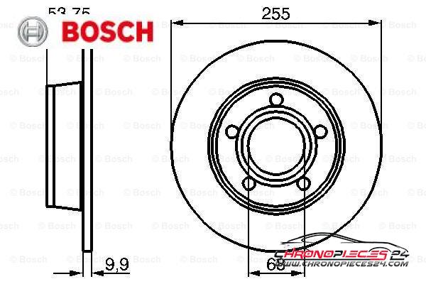 Achat de BOSCH 0 986 478 704 Disque de frein pas chères