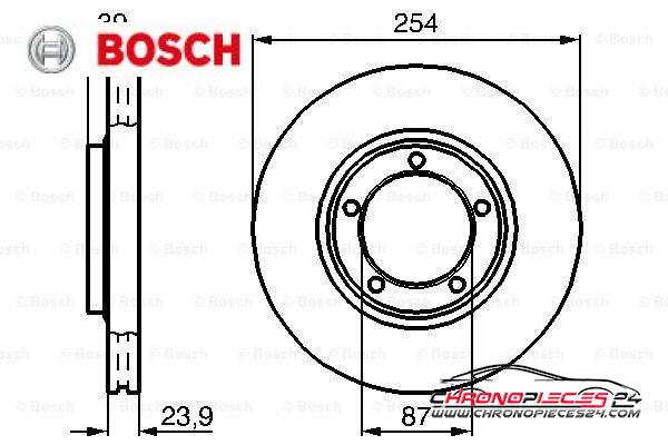 Achat de BOSCH 0 986 478 714 Disque de frein pas chères