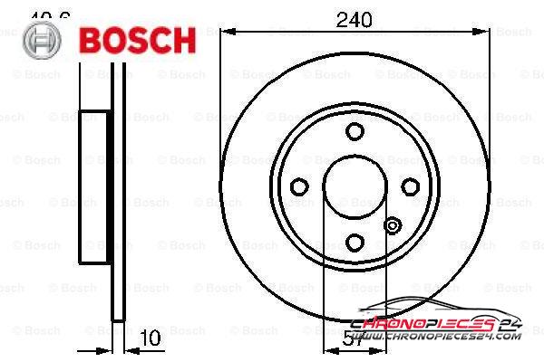 Achat de BOSCH 0 986 478 731 Disque de frein pas chères