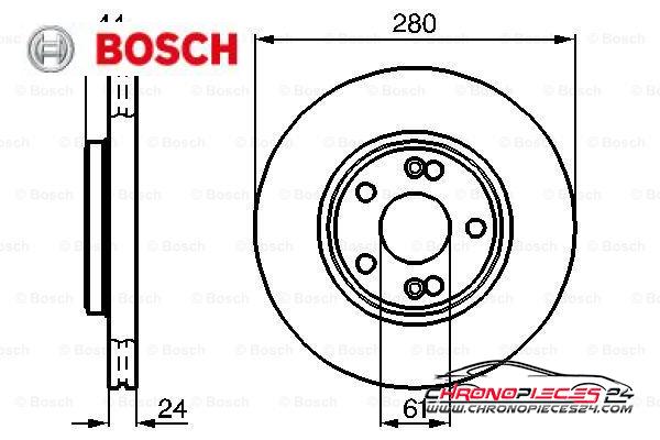 Achat de BOSCH 0 986 478 734 Disque de frein pas chères