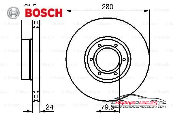 Achat de BOSCH 0 986 478 745 Disque de frein pas chères