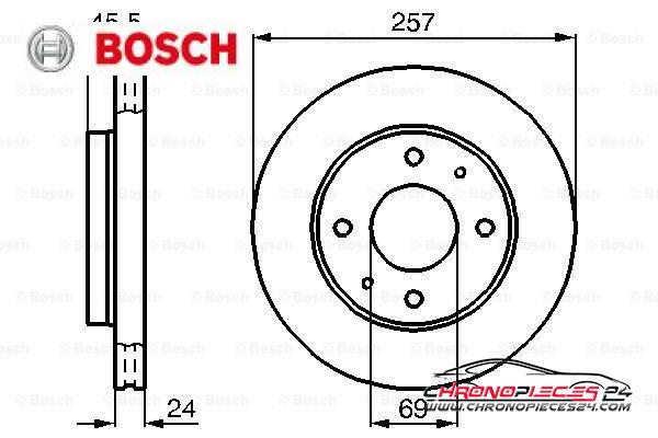 Achat de BOSCH 0 986 478 774 Disque de frein pas chères