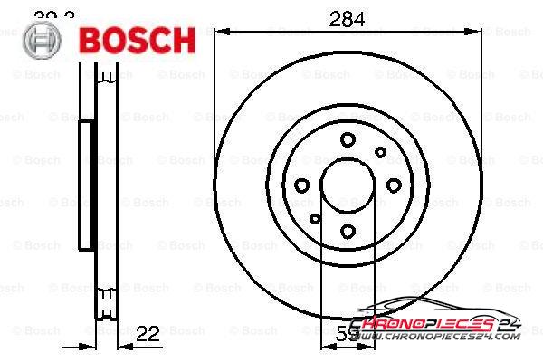 Achat de BOSCH 0 986 478 786 Disque de frein pas chères