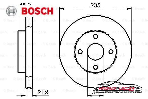 Achat de BOSCH 0 986 478 787 Disque de frein pas chères