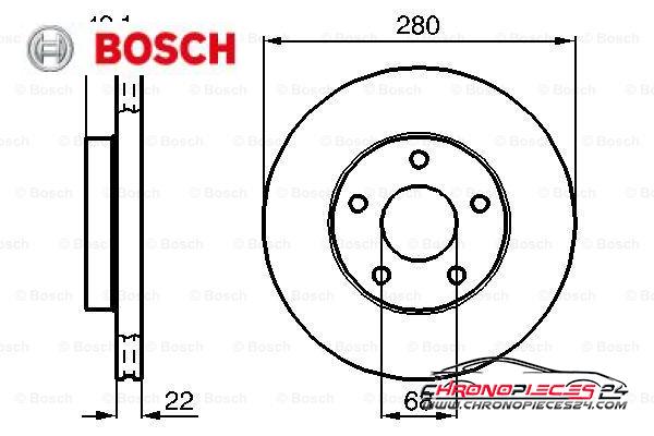 Achat de BOSCH 0 986 478 833 Disque de frein pas chères