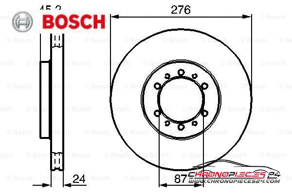 Achat de BOSCH 0 986 478 844 Disque de frein pas chères