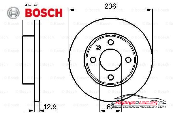 Achat de BOSCH 0 986 478 859 Disque de frein pas chères