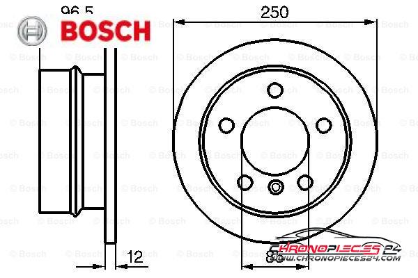 Achat de BOSCH 0 986 478 863 Disque de frein pas chères