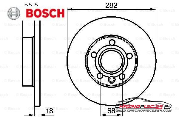 Achat de BOSCH 0 986 478 870 Disque de frein pas chères