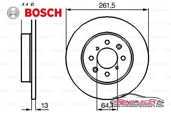 Achat de BOSCH 0 986 478 889 Disque de frein pas chères