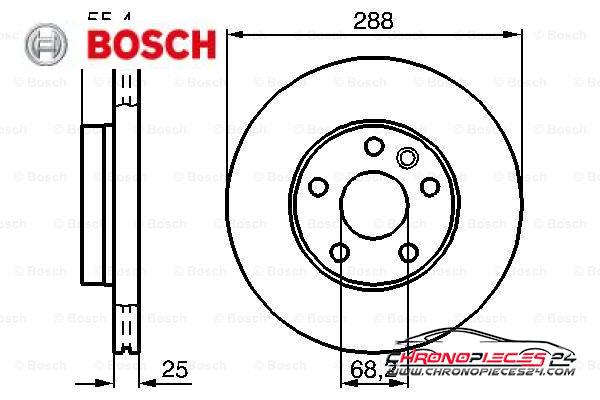 Achat de BOSCH 0 986 478 893 Disque de frein pas chères