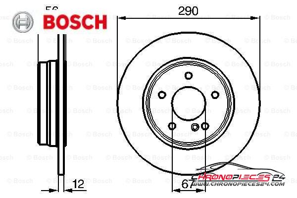 Achat de BOSCH 0 986 478 899 Disque de frein pas chères