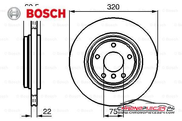 Achat de BOSCH 0 986 478 975 Disque de frein pas chères