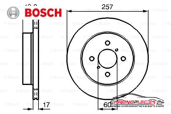 Achat de BOSCH 0 986 478 984 Disque de frein pas chères