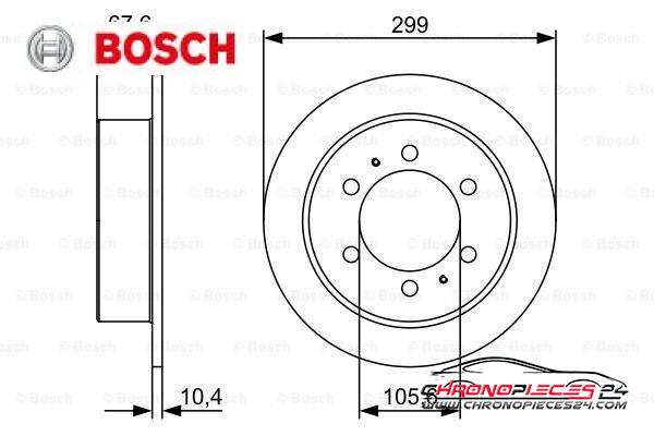 Achat de BOSCH 0 986 478 999 Disque de frein pas chères