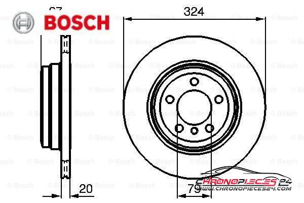 Achat de BOSCH 0 986 479 004 Disque de frein pas chères