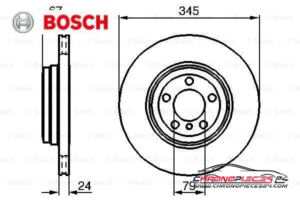 Achat de BOSCH 0 986 479 005 Disque de frein pas chères