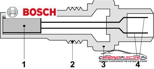 Achat de BOSCH 0 280 130 026 Sonde de température, liquide de refroidissement pas chères