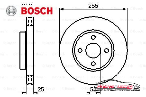 Achat de BOSCH 0 986 479 084 Disque de frein pas chères