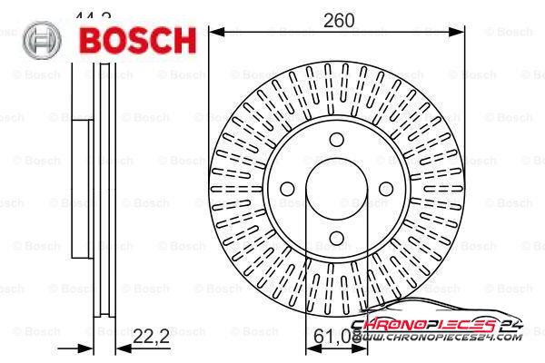 Achat de BOSCH 0 986 479 090 Disque de frein pas chères