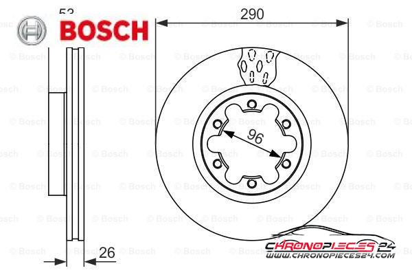 Achat de BOSCH 0 986 479 141 Disque de frein pas chères