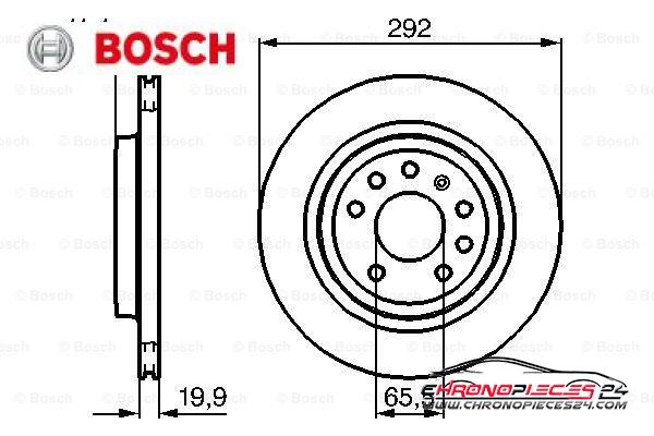 Achat de BOSCH 0 986 479 142 Disque de frein pas chères