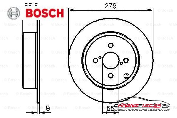 Achat de BOSCH 0 986 479 149 Disque de frein pas chères