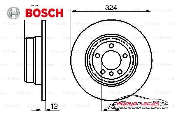 Achat de BOSCH 0 986 479 167 Disque de frein pas chères