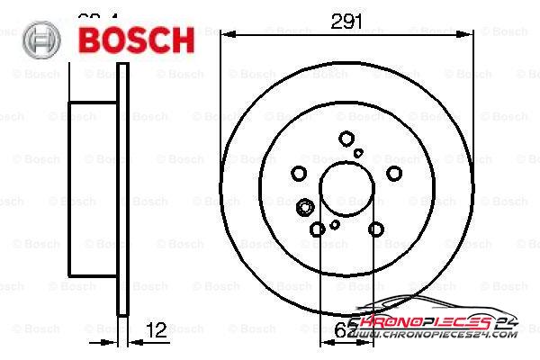 Achat de BOSCH 0 986 479 200 Disque de frein pas chères