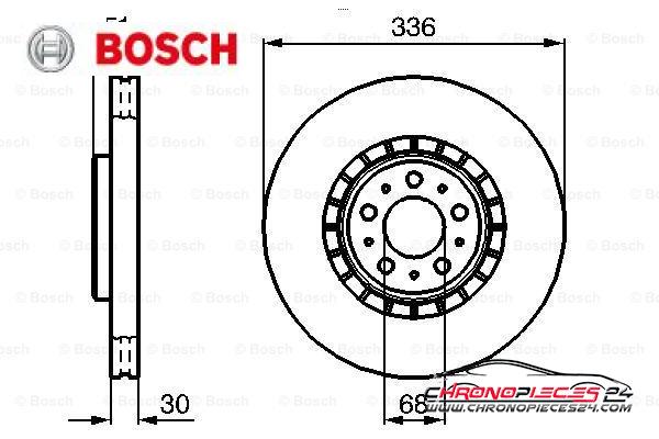 Achat de BOSCH 0 986 479 202 Disque de frein pas chères