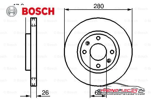 Achat de BOSCH 0 986 479 229 Disque de frein pas chères