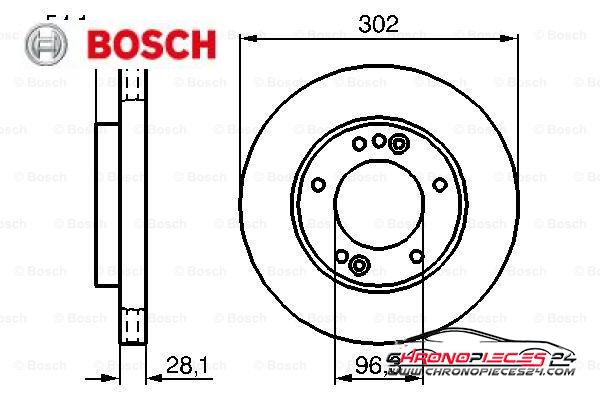 Achat de BOSCH 0 986 479 230 Disque de frein pas chères