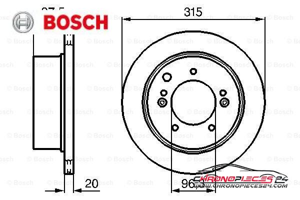 Achat de BOSCH 0 986 479 232 Disque de frein pas chères