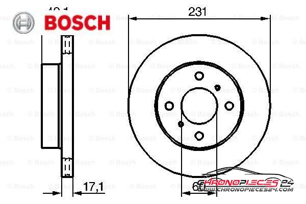 Achat de BOSCH 0 986 479 241 Disque de frein pas chères