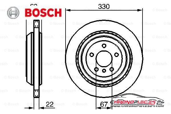 Achat de BOSCH 0 986 479 285 Disque de frein pas chères