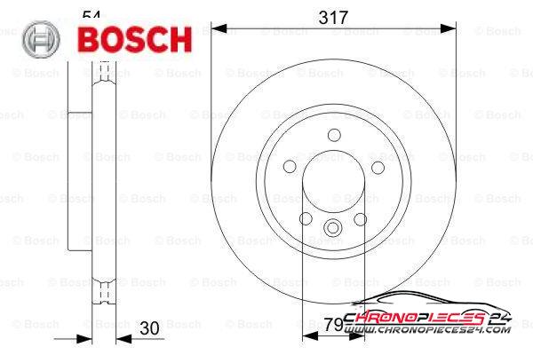 Achat de BOSCH 0 986 479 287 Disque de frein pas chères