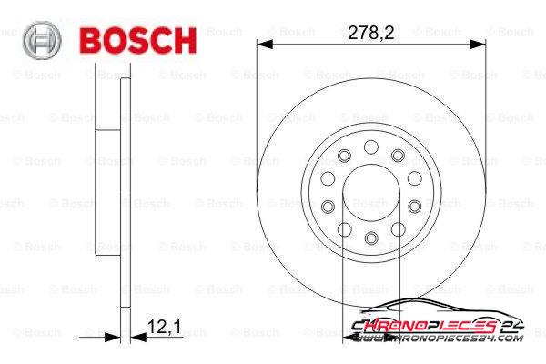 Achat de BOSCH 0 986 479 292 Disque de frein pas chères