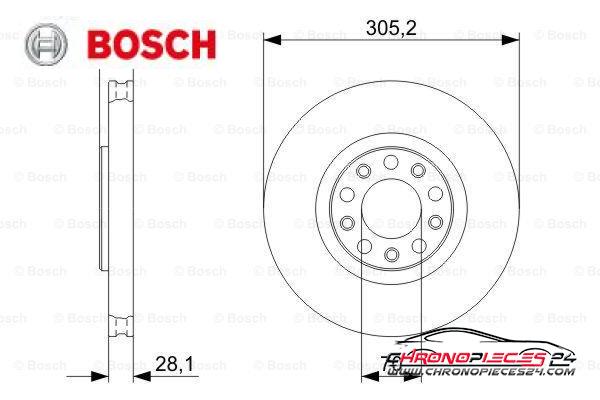 Achat de BOSCH 0 986 479 293 Disque de frein pas chères