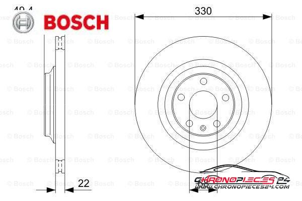 Achat de BOSCH 0 986 479 299 Disque de frein pas chères