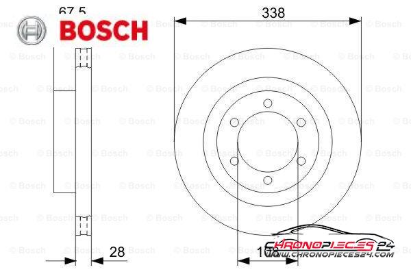 Achat de BOSCH 0 986 479 304 Disque de frein pas chères