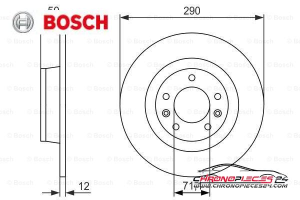 Achat de BOSCH 0 986 479 311 Disque de frein pas chères