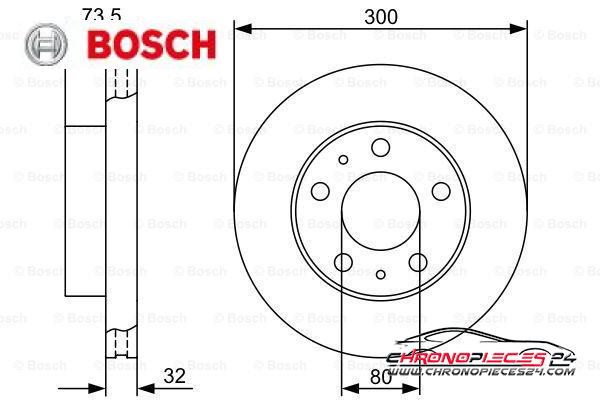 Achat de BOSCH 0 986 479 315 Disque de frein pas chères