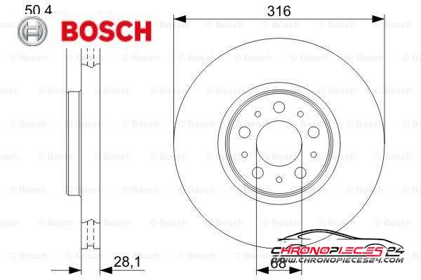 Achat de BOSCH 0 986 479 322 Disque de frein pas chères