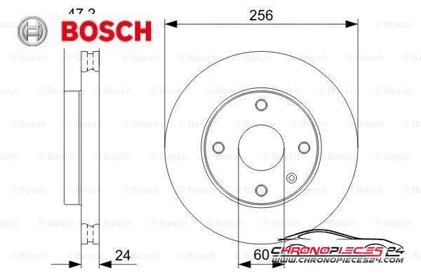 Achat de BOSCH 0 986 479 328 Disque de frein pas chères