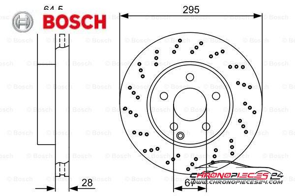 Achat de BOSCH 0 986 479 331 Disque de frein pas chères