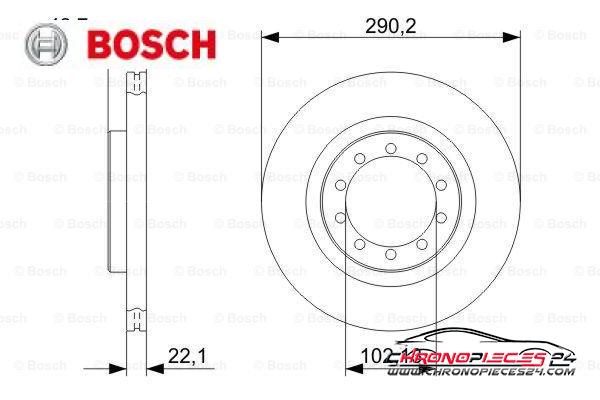 Achat de BOSCH 0 986 479 343 Disque de frein pas chères