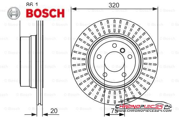 Achat de BOSCH 0 986 479 351 Disque de frein pas chères