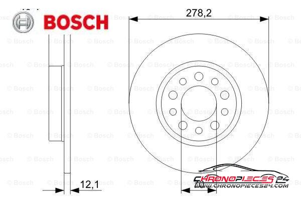 Achat de BOSCH 0 986 479 378 Disque de frein pas chères