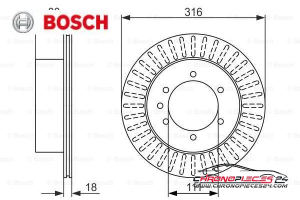 Achat de BOSCH 0 986 479 385 Disque de frein pas chères